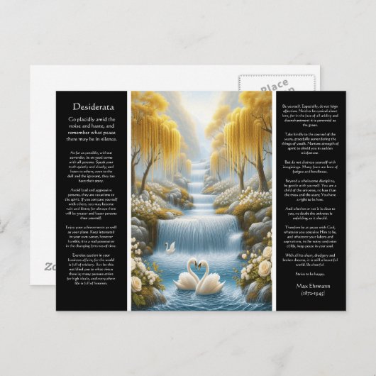 デシデラタハートの抱擁,谷の恵み ポストカード (正面/裏面)