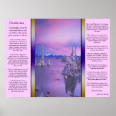 デシデラタパープル海ポスター ポスター (正面)