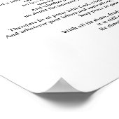 デシデラタホワイト ポスター (角)