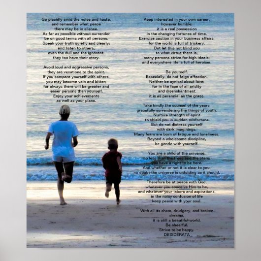 デシデラタマックスアーマンゴープラスティック ポスター (正面)