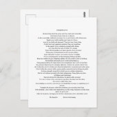 デシデラタマックスエルマン ポストカード (正面/裏面)