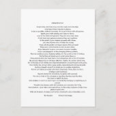 デシデラタマックスエルマン ポストカード (正面)