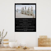 デシデラタランニングウマのポスター ポスター (キッチン)