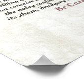 デシデラタレッドロージー ポスター (角)