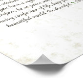 デシデラタレッドローズ ポスター (角)