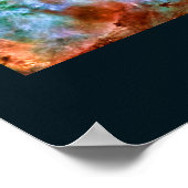 デシデラタ引用文 – アルゴ・ナヴィスのカリナ星雲 ポスター (角)