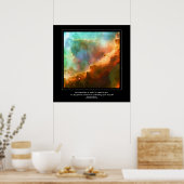 デシデラタ引用文 – オメガ星雲の領域 ポスター (キッチン)
