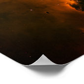 デシデラタ引用文、創造の柱イーグル星雲 ポスター (角)