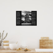 デシデラタ詩 – 木とパビリオン ポスター (キッチン)