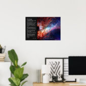 デシデラタ – オメガネブラ、メシエ17 ポスター (ホームオフィス)