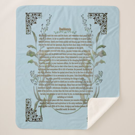 デシデラタ シェルパブランケット (正面)