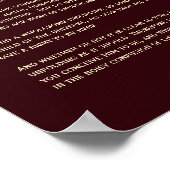 デシデラタ – タランチュラ星雲の星の子供部屋 ポスター (角)