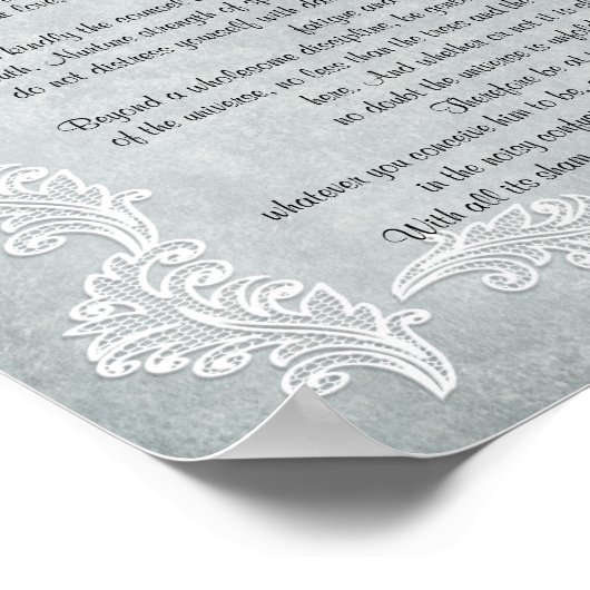 デシデラタ ポスター (角)