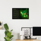 デシデラタ – リース星雲，バーナード3，天の川 ポスター (ホームオフィス)