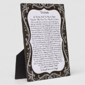 デシデラータチョークアート フォトプラーク (側面)