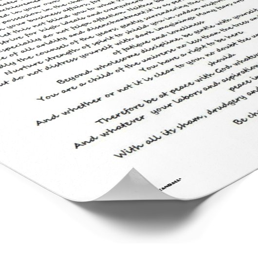 デシデラ ポスター (角)