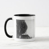 デシュメット工場の写真の外の木材パイル マグカップ (左)