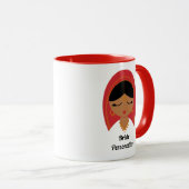 デシ、南アジア、インディアン花嫁、またはダハンギフト  マグカップ (正面右)