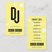 デジェモダンイスタイル黄色カバー 名刺 (正面/裏面)