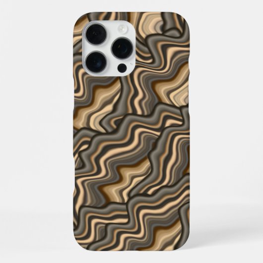 デジカッコいいタル岩層 iPhoneケース (裏面)