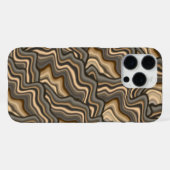 デジカッコいいタル岩層 iPhoneケース (裏面横)