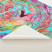 デジカラフルタル流体アート シェルパブランケット (3/4)