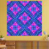 デジカラフルタル3Dキャンバスアート – パーフェクトウォールデコ キャンバスプリント (インサイチュ (リビング))