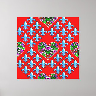 デジカラフルタル3Dキャンバスアート – パーフェクトウォールデコ キャンバスプリント