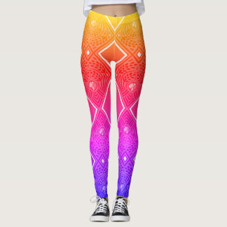 デジカラフルタル3Dデザインレギンス- Perfect Fit レギンス