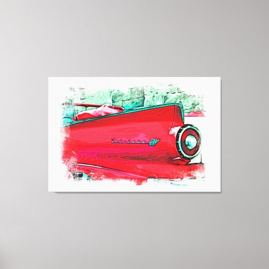 *~*デジクラシックタル絵画の写真ヴィンテージレトロ キャンバスプリント (正面)