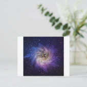 デジス世界の署名紫星雲の写真 ポストカード (スタンド正面)