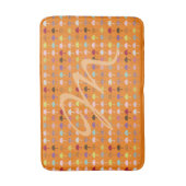 デジタおもしろいル傘のアイコンパタモノグラムのーン バスマット (正面縦)