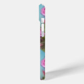 デジタかわいらしル水色アートフォンケース Case-Mate iPhoneケース (裏面 / 左)