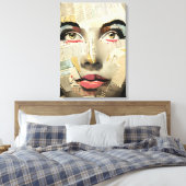 デジタアートユニークルアート |レディかわいらし抽象芸術 キャンバスプリント (インサイチュ (寝室))