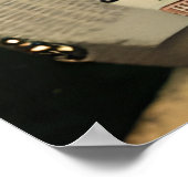 デジタアートユニークルアート |レディかわいらし抽象芸術 ポスター (角)