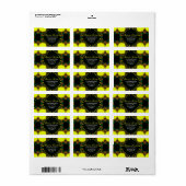 デジタエレガントルレース：イエローグリーン ラベル (フルシート)