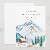 デジタエレガントル山 セーブザデート (正面/裏面)