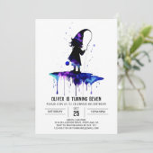 デジタエレガントル魔法誕生日 招待状 (スタンド正面)