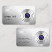 デジタカッコいいルカメラの外観 – 写真家の丸み 名刺 (正面/裏面)