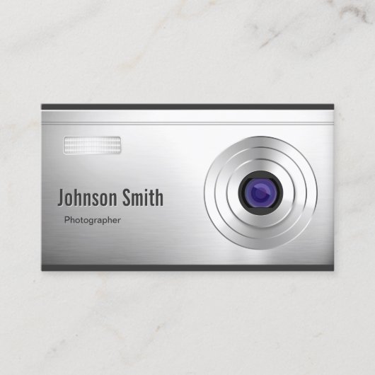 デジタカッコいいルカメラルック写真家 名刺 (正面)
