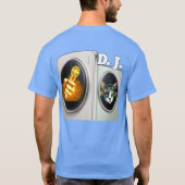 デジタカラフルルデザインメンズバリューTシャツ – パフォーマンス Tシャツ (裏面)