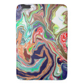 デジタカラフルル大理石抽象芸術アーモダント バスマット (正面縦)