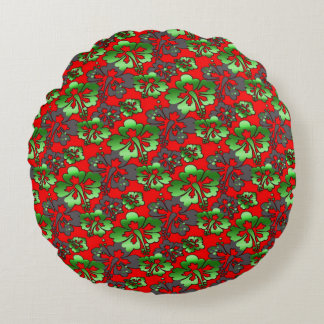 デジタカラフルル3Dデザインラウンド装飾用クッション（16インチ） ラウンドクッション