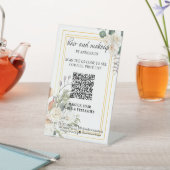 デジタシンプルルQR価格(白黒) 台座サイン (インサイチュ)