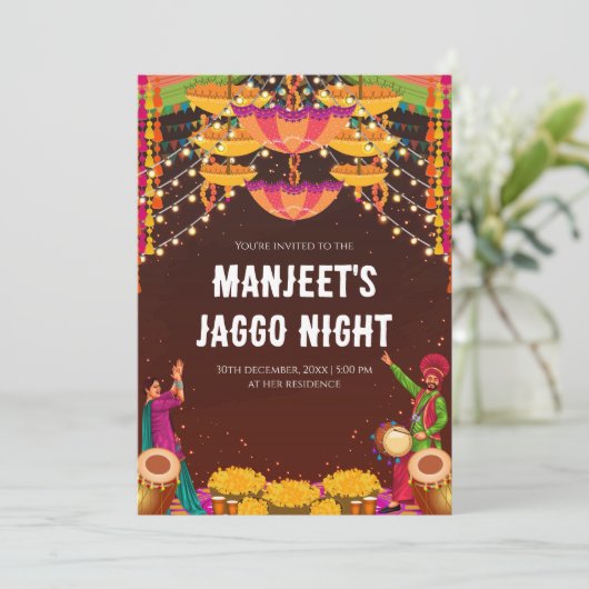 デジタジャゴ・ナイトご招待 ジャッゴがお誘いします 招待状 (スタンド正面)