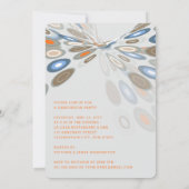 デジタスタイリッシュルバタフライ卒業写真パーティー 招待状 (裏面)