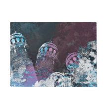 デジタモダンルグラフィックアートピンクタワーズデザイン