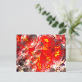 デジタモダンル抽象芸術ボールと火災 ポストカード (スタンド正面)