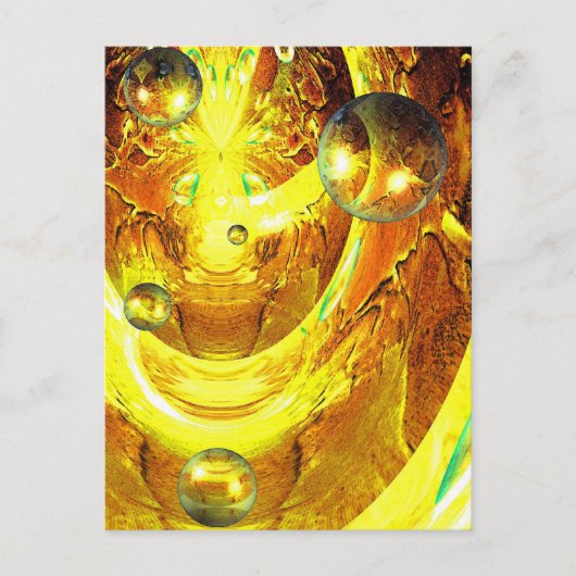 デジタモダンル抽象芸術球 ポストカード (正面)