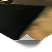 デジタユニークルアート |レディかわいらし抽象芸術 ポスター (角)